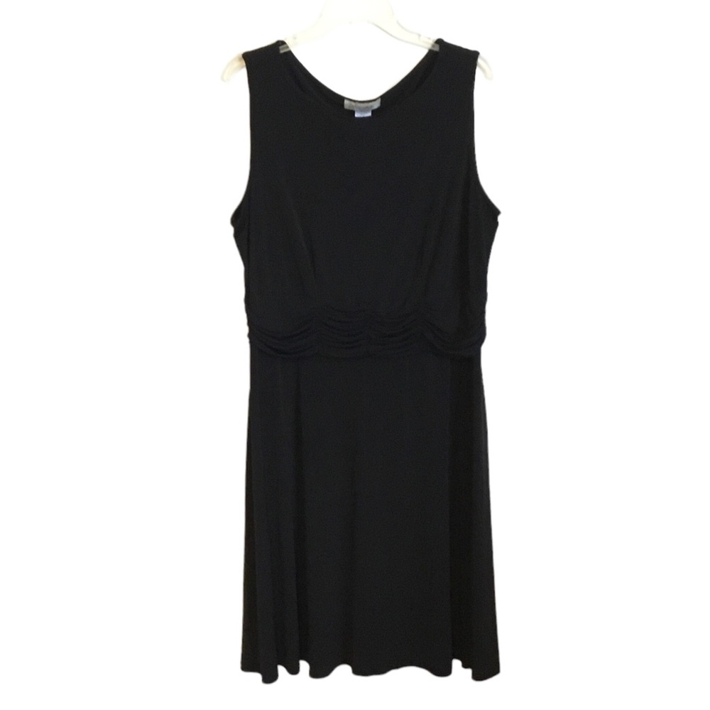 Davina Sleeveless Dress Black 18W